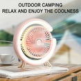 thumbnail image 5 of Led Desk Fan Silent Operation Five Speed Adjustable Built in Lighting for Home Office and Personal Cooling Topliu, 5 of 8