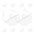 thumbnail image 2 of 10pcs Clear Mouths Mask Anti-Fog Faces Mouths Shield Reusable Spit Guard Faces Covering Washable Catering Mask Reusable For Restaurant Kitchen Bbq, 2 of 7