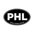 thumbnail image 2 of Tote Bag, Philadelphia, Pennsylvania, PHL, Black, Contour, Unisex, Reusable, Washable Canvas, Unique Art, 2 of 2