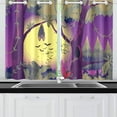 thumbnail image 2 of Mkhert Bat Tree Blackout Window Curtain Kitchen Curtain 26X39 Inch, 2 Panels, 2 of 3