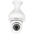 thumbnail image 2 of Cámara de seguridad con bombilla, 1080P, WiFi, casquillo E27, vigilancia de 360 grados, seguimiento automático, visión nocturna, comunicación bidireccional, 110 a 240 V, 2 of 5