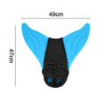 thumbnail image 3 of Swim Fins For Kids , Mermaid Tail Fins One-piece Flipper Diving Fins, 3 of 3