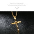 thumbnail image 6 of SIEYIO for Cross Nail Men's for Titanium Steel Necklace Pendant Hip Hop Personality Orn, 6 of 9
