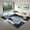 Blue, variant on Shininglove Modern Abstract Area Rugs for Living Room, Non-Slip, Washable, Low Pile, Stain-Resistant Contemporary Indoor Carpet for Bedroom Dining Room Home Office
