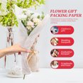 thumbnail image 3 of 20 sheets of Flower Wrapping Papers Shoes Clothes Cake Baking Packing Papers, 3 of 8