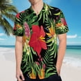 thumbnail image 5 of High Quality Hawaiian Shirts for Men Short Sleeve Aloha Beach Shirt Floral Summer Casual Button Down Shirts Blouses 7DIT7L, 5 of 7