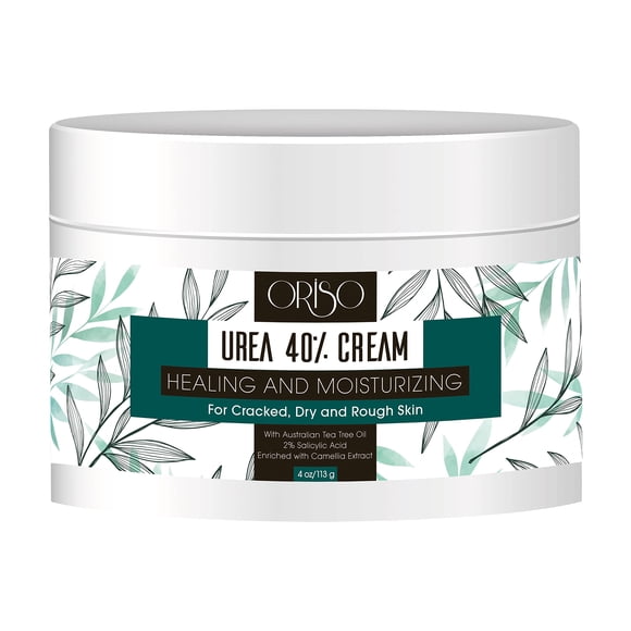 Crema de urea al 40 por ciento - Hidratación intensiva para talones secos y agrietados, pies, manos, codos y rodillas - Removedor de callos para mujeres con ácido salicílico - Ayuda a los pies de atle