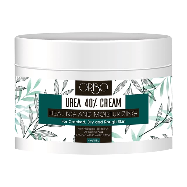 Crema de urea al 40 por ciento - Hidratación intensiva para talones secos y agrietados, pies, manos, codos y rodillas - Removedor de callos para mujeres con ácido salicílico - Ayuda a los pies de atle