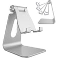thumbnail image 1 of 1 Uds soporte para teléfono plegable de aleación de aluminio (Z4 alta calidad-plata) Fokelyi CZDZ-ZH34-3, 1 of 8