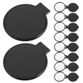 thumbnail image 4 of Espejo compacto de 20 piezas, espejo de maquillaje plegable portátil a granel para bolso, espejo de mano pequeño, espejo de bolsillo negro elegante y fácil de transportar, 4 of 7