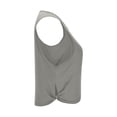 thumbnail image 5 of Pima Cotton Large Armhole Tank Tops for Women - Workout Sport Athletic Yoga Running Gym Loose Crop Sleeveless Shirts, 5 of 8