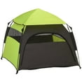 thumbnail image 2 of PawHut Pop Up Dog Tent for Large Dogs with Carry Bag, Green, 2 of 9