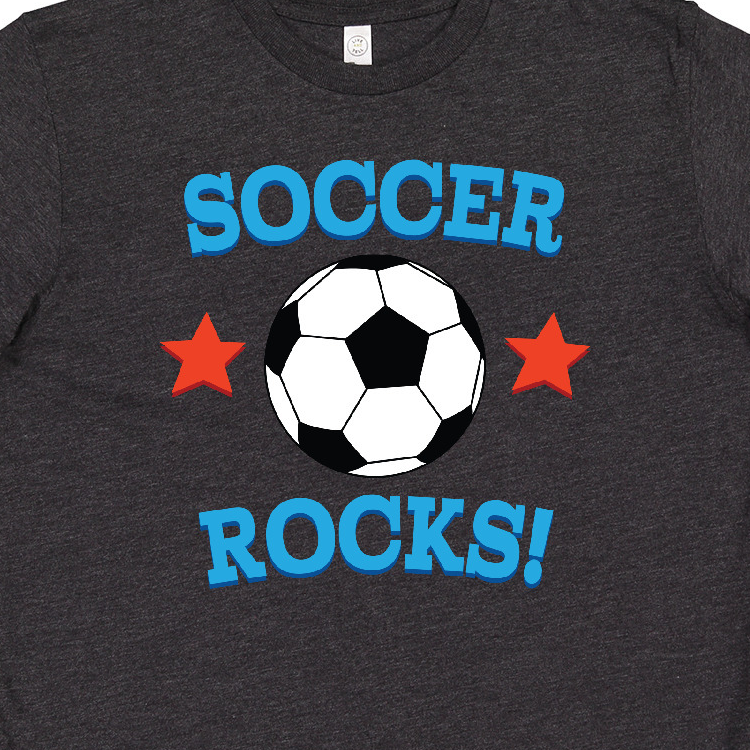 Inktastic Soccer Rocks Coach Player Youth T-Shirt - image 3 of 4