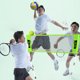 thumbnail image 5 of Red profesional de bádminton, voleibol, tenis, entrenamiento, red cuadrada, fácil de instalar, portátil, con bolsa de transporte, red de voleibol de altura ajustable para exterior e interior, 5 of 9