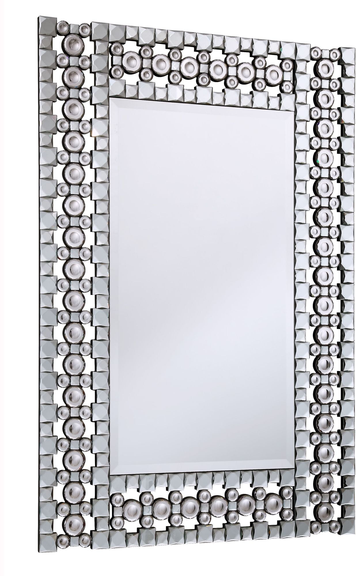 Elegant Lighting MR3061 Clear Mirror 31" Wide Mirror From The Modern