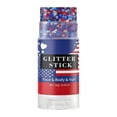 thumbnail image 2 of 4th Of July Red White And Blue Body Glitter Stick With Star Sequins Patriotic Makeup Gel For Women Festival Party Concert Face And Body Sparkle Decorations, 2 of 9