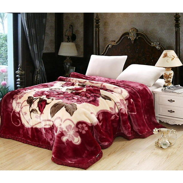 Thickened bayeta double layer laschel blanket cloud blanket double flannel blanket blanket