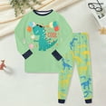 thumbnail image 2 of Bamboo Viscose Toddler Pajamas Boys Girls Baby Pjs Sets Kids Long-Sleeve Snug fit Sleepwear 6-12 Months 12-24 Months 2t 3t 4t 5t 6t 7t 8t 9t Children(Light Green,3-4 Years), 2 of 5