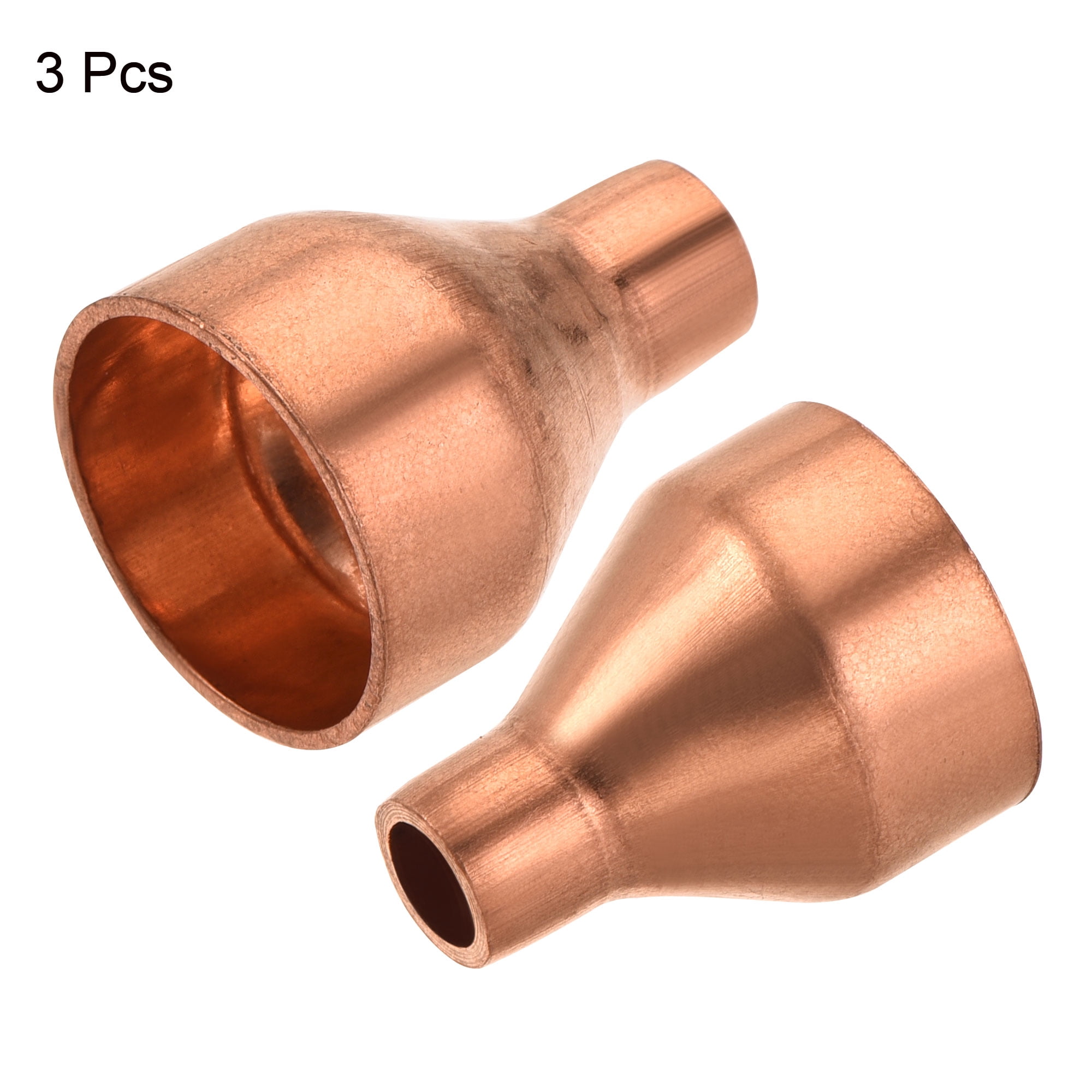 Unique Bargains Copper Reducing Coupling Fitting Straight with Sweat End 1/4" x 3/4"