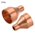thumbnail image 3 of Uxcell Copper Reducing Coupling Fitting Straight with Sweat End, for Refrigeration Adapter 1/4 x 3/4 inch, 3 of 5