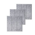 thumbnail image 4 of 3Pcs No Punching Message Board Photo Wall Display Board DIY Stereoscopic Wall Decoration Grey, 4 of 8