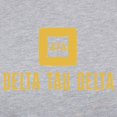 thumbnail image 3 of CafePress - Delta Tau Delta Gold Stacked Signature Long Sleeve T Shirt - Womens Baseball Tee, 3 of 4