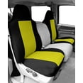thumbnail image 2 of CalTrend Front NeoSupreme Seat Covers for 2008-2015 Smart Fortwo - MB108-12NN Yellow Insert with Black Trim, 2 of 3