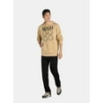 thumbnail image 4 of Nirvana Men's Tan Oak Hoodie with Long Sleeves, Sizes XS-3XL, 4 of 5