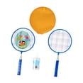 thumbnail image 2 of amleso Kids Badminton Racket Nylon Net with Storage Bag Sport Games Sports Toy Badminton Shuttlecocks for Kids 2 Player Children Lawn Blue, 2 of 10