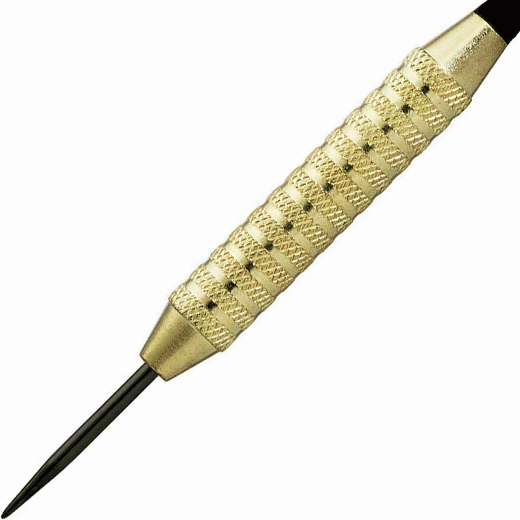 Harrows Pro Brass Steel Tip Darts – Knurled Grip, Precision Balanced, 3-Pack