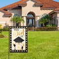 thumbnail image 5 of Fumwase Graduation Gnome Garden Flag for Outside Class of 2024 Graduation Garden Flag Graduation Cap and Diploma Gnomes 12 X 18 Double Sided You Did It Vertical Yard Flag for Patio Outdoor Decoration, 5 of 7