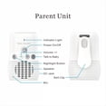 thumbnail image 6 of Baby Audio Monitor 2-Way Talk Baby Intercom Wireless Night Light Home Child Safety Device 2.4GHz US-Plug, 6 of 10