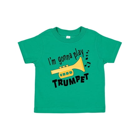 

Inktastic I m Gonna Play Trumpet- Music Gift Toddler Boy or Toddler Girl T-Shirt