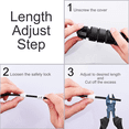 thumbnail image 3 of Bienvenido Cable ajustable sin enredos cuerda para saltar asas cómodas para ejercicio aeróbico, entrenamiento físico, 3 of 5