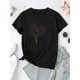 thumbnail image 2 of Camiseta de manga corta para mujer transpirable Moda de veranoRealistic Dandelion Pattern Printed Women'S Fashion Trendy Round Neck Short Sleeve, Simple Casual Sports T-Shirt, Comfortable Summer Top, 2 of 6