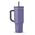 thumbnail image 1 of Termo De Acero Inoxidable Con Popote 1185ml Blue Jay Owala Violeta Oscuro, 1 of 3