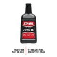 thumbnail image 2 of Aceite Sta-Bil totalmente sintético de 2 ciclos - Con estabilizador de combustible para hasta 12 meses de protección - Mezcla múltiple de 5 galones - Proporciones de mezcla 50:1/40:1 - Fórmula baja en, 2 of 9
