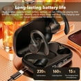 thumbnail image 2 of Seneo Wireless Earbuds Bluetooth 5.3 TWS Headphones LED Diaplay Hi-Fi Sweatproof Noise Canceling Earhooks Earphone with Charging Case, 2 of 10