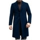 thumbnail image 2 of Ceisia Men's Slim Fit Wool-Blend Single-Breasted Long Wool Coat Gift, 2 of 8