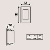 1-Slot Rocker Switch Panel [Industry Standard Fit] [Heavy Duty ...