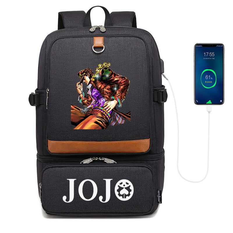 Belita Amy Jojo Bizarre Adventure Backpacks Laptop Backpack Bags Insulated Compartment Usb Waterproof Cooler Bag School Picnic Lunch Bag Other