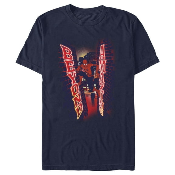 Men's Marvel Spider-Man Beyond Amazing WALL CLIMB BEYOND T-Shirt