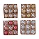 thumbnail image 2 of DIYOO - Juego de 9 bolas navideñas con correa y cuerda, adornos navideños para árboles de Navidad, bolas irrompibles de color champán para fiestas de bodas, 8 cm, 2 of 8