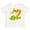 AA-White, variant on Inktastic Happy Dinosaur Second Birthday-green Boys or Girls Toddler T-Shirt