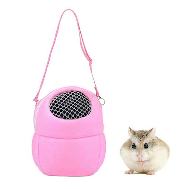 Mochila para perros Laklulu Pet, bolsa transpirable portátil para hámster erizo africano, bolso de mano, mochila de viaje para perros y gatos