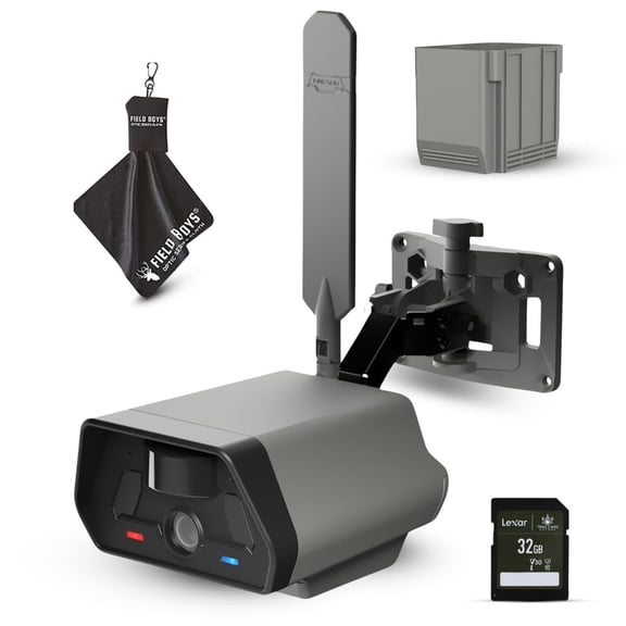 TACTACAM Defend Cellular Security Camera - No WiFi Required - Motion Activated Wireless Camera - Motion Detection - Includes Rechargeable Battery, SD Card, and Microfiber Cleaning Cloth