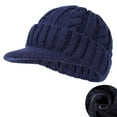 thumbnail image 2 of iHPH7 Womens Hats with Brim Winter Hats for Women Cold Weather Hats for Women Knit Hat Knitted Beanie Hat Winter Caps for Women Navy 2 One Size, 2 of 8