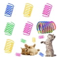 thumbnail image 1 of Muelles Espirales de Plástico ISMARTEN para Gato, 60 Unidades en Colores al Azar, 1 of 8