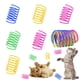 thumbnail image 1 of Muelles Espirales de Plástico ISMARTEN para Gato, 60 Unidades en Colores al Azar, 1 of 8