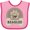 Pink and Fuchsia, variant on Inktastic Beagle Dog Lover Boys or Girls Baby Bib